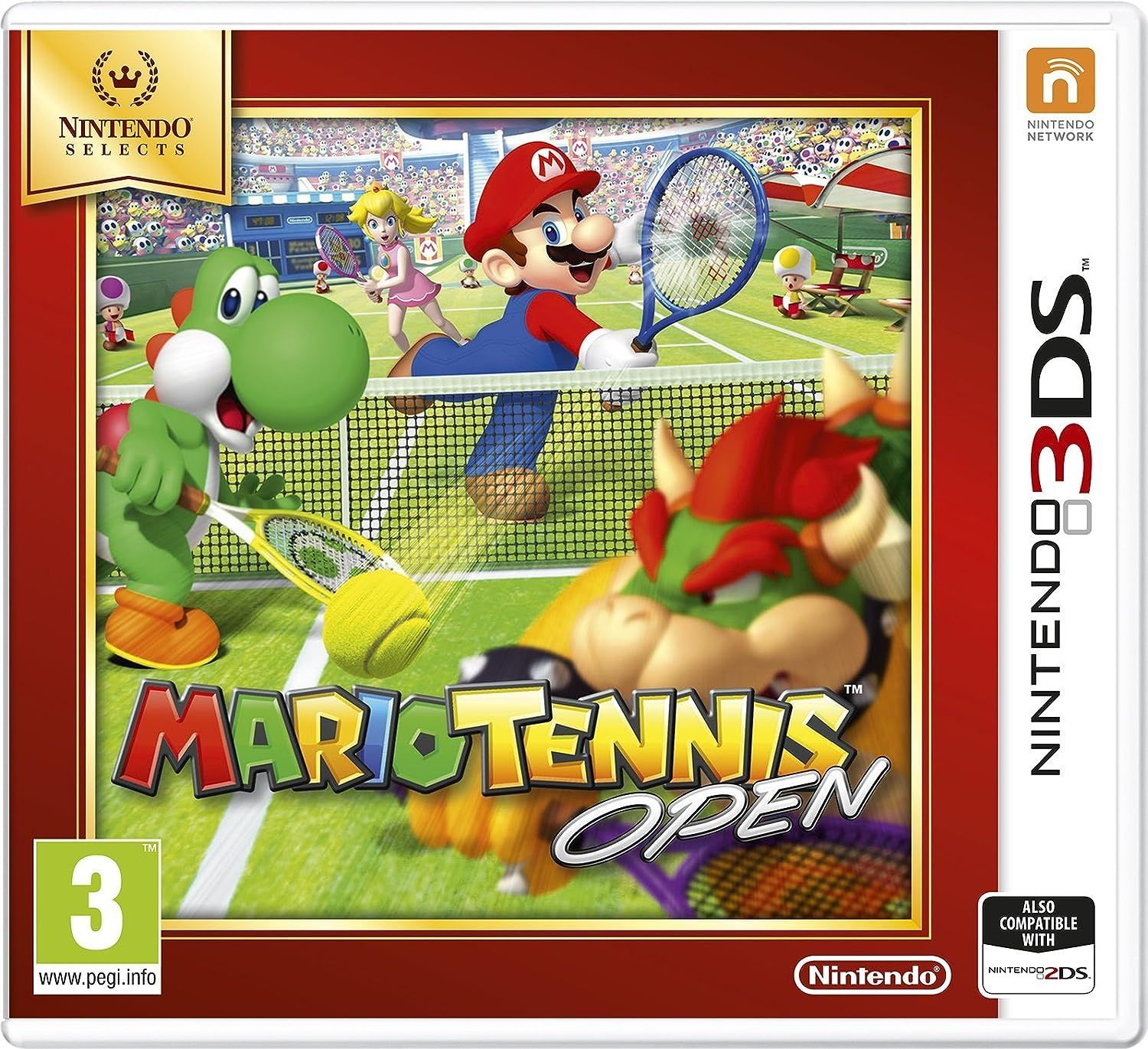 Игра Mario Tennis Open (Nintendo Selects) (Nintendo 3DS, Русские субтитры)