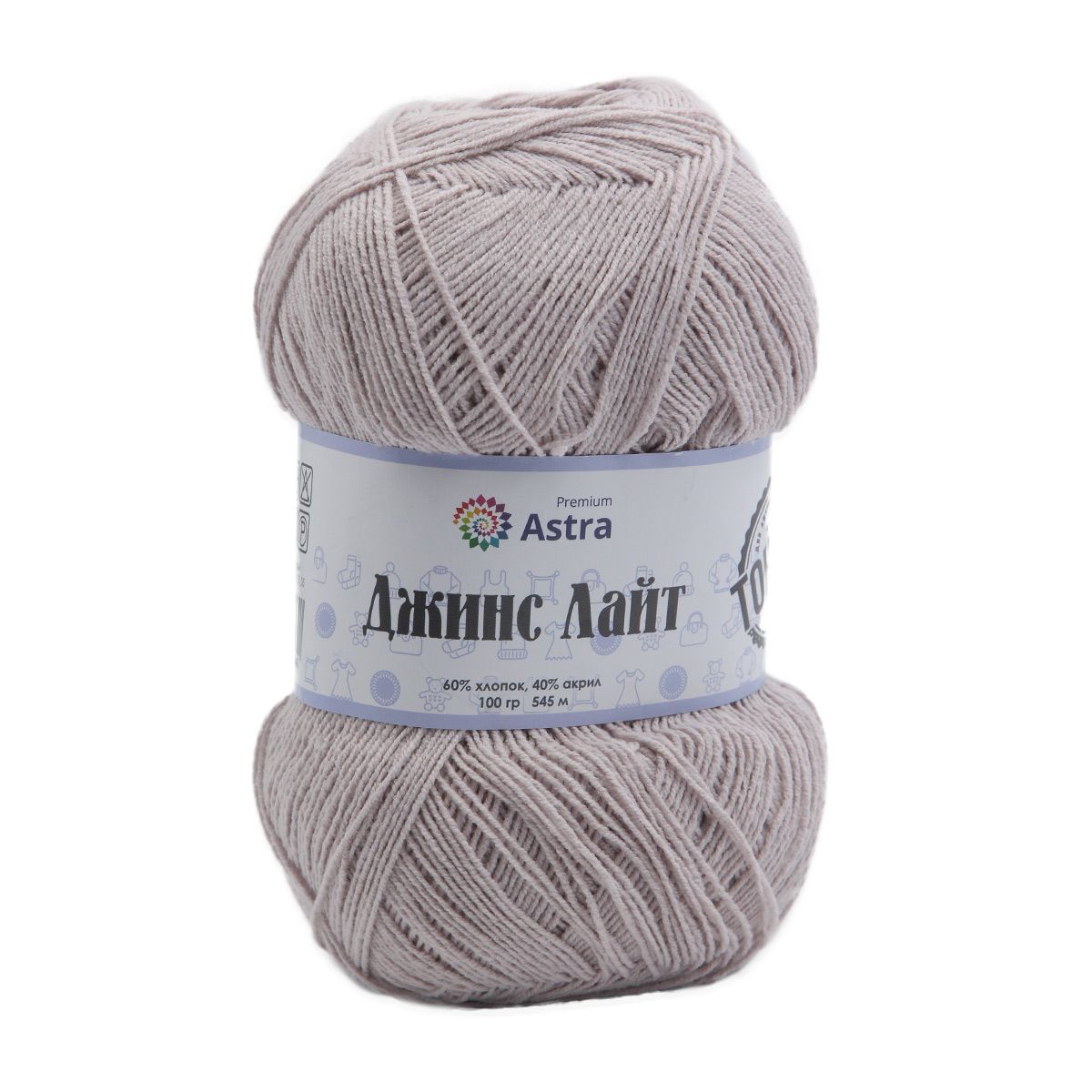 Пряжа astra premium. Rozetti, roze-Panc, цвет (40104).