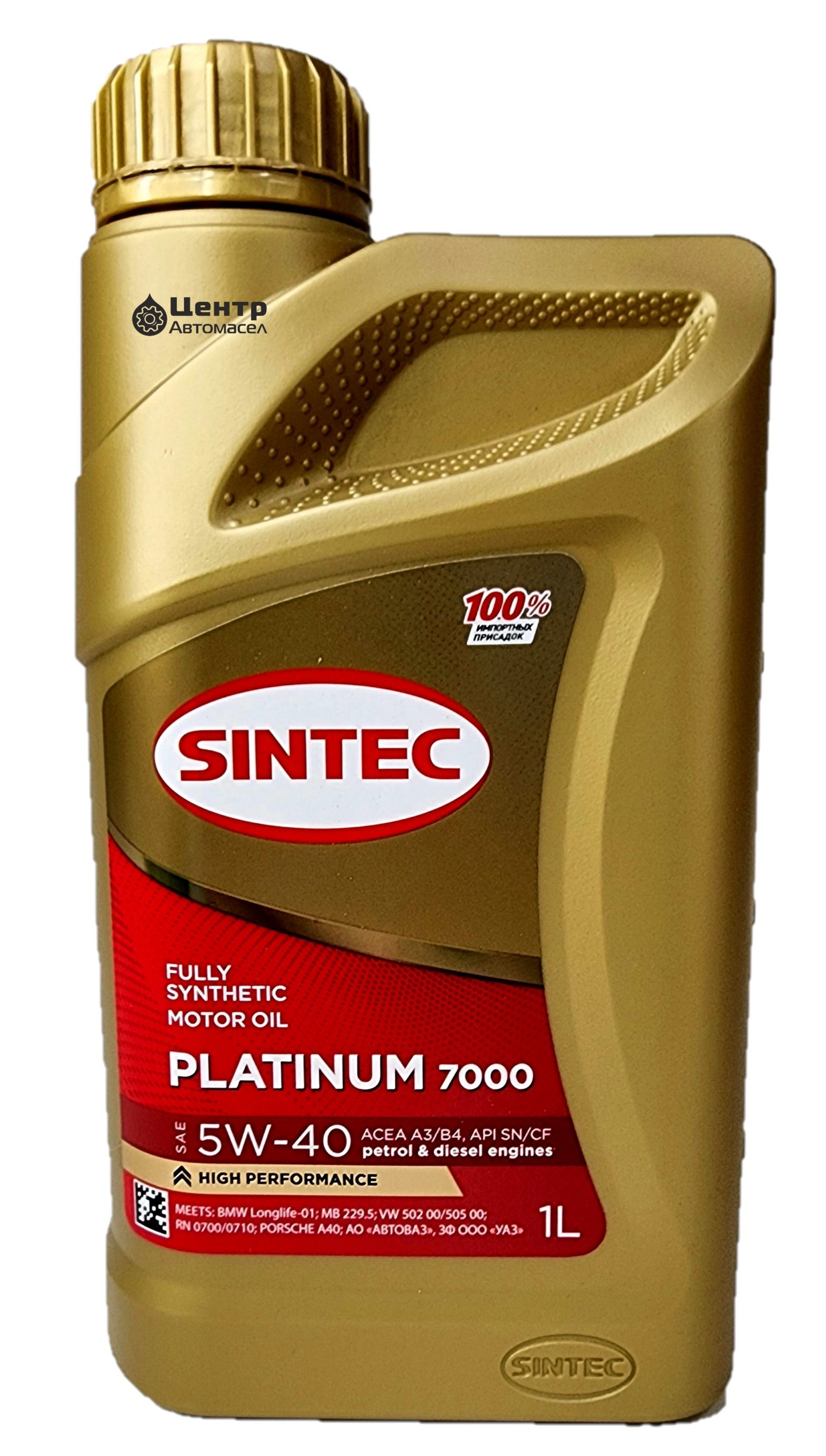 Масло моторное Sintec Platinum 7000 5w40. Синтек 5w30 Platinum 7000 API SM.