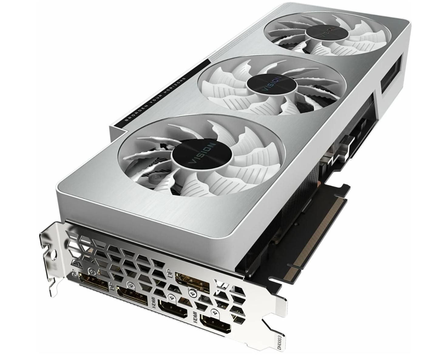 GigabyteВидеокартаGeForceRTX3080Ti12ГБ(GV-N308TVISIONOC-12GD),LHR