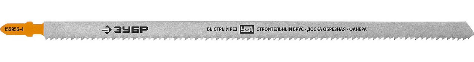 ЗУБРподереву,фанере,ДСП,EU-хвостовик,шаг3мм,250/225мм,2шт,полотнодляэлектролобзикаПрофессионал