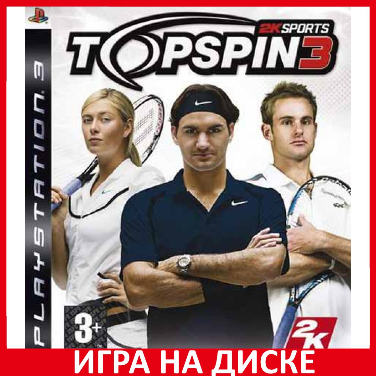 Игра Top Spin 3 (PlayStation 3, Английская версия)