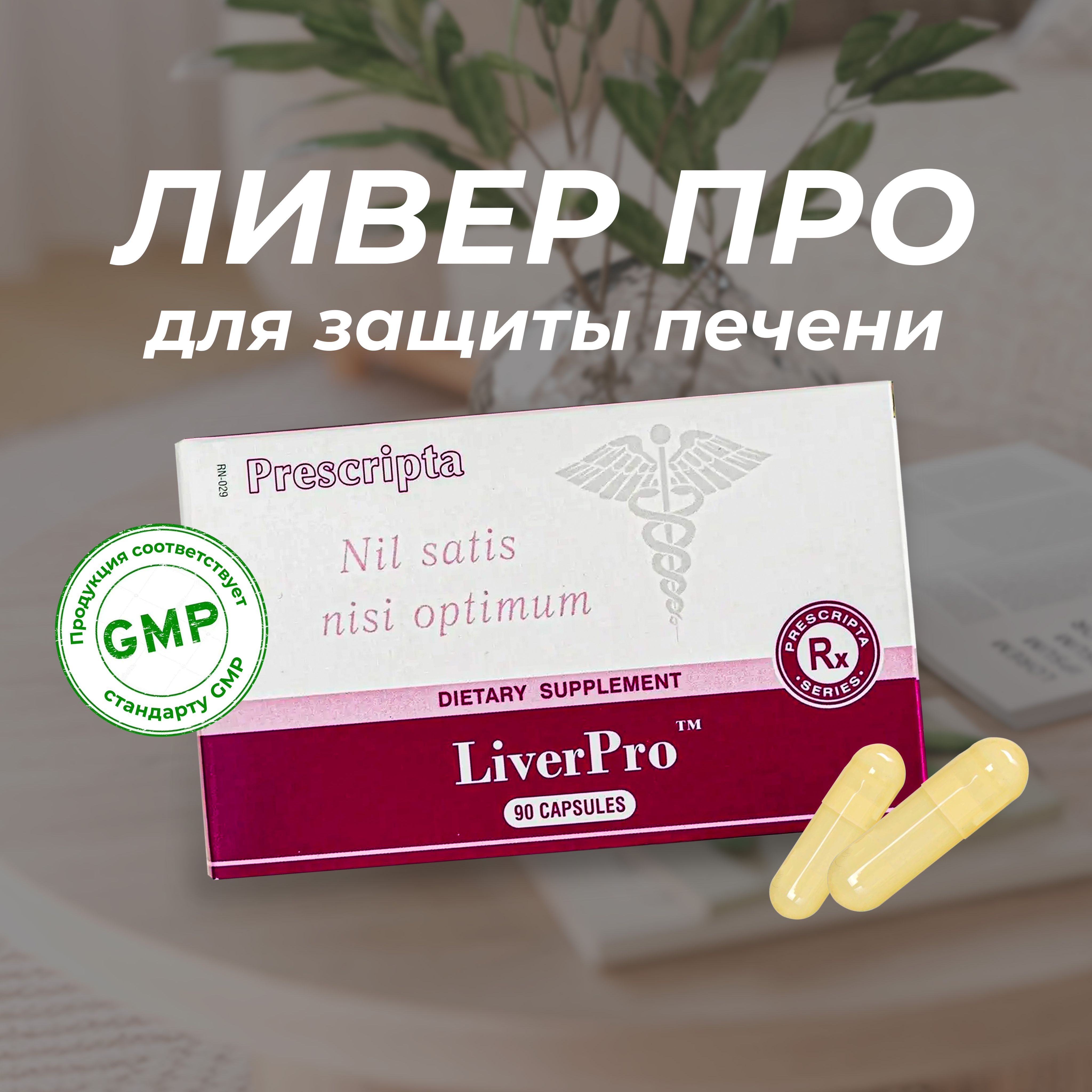 Бад для печени LiverPro Santegra - 120 мг 90 капсул