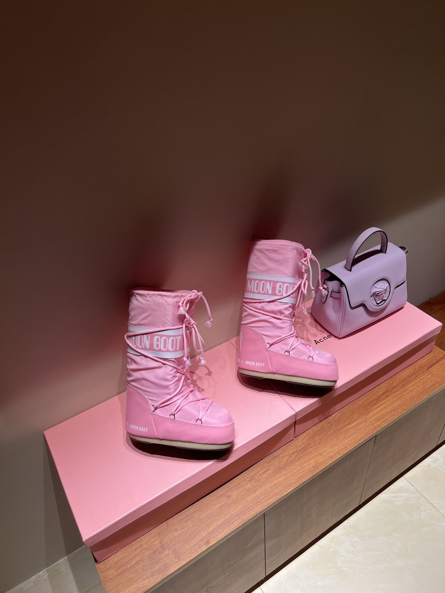 Acne hotsell pink boots