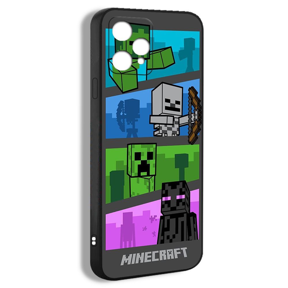 чехол для смартфона Подходит для Realme 9 4G Minecraft Майнркатф игры  Криппер ремесло создавать EFC01