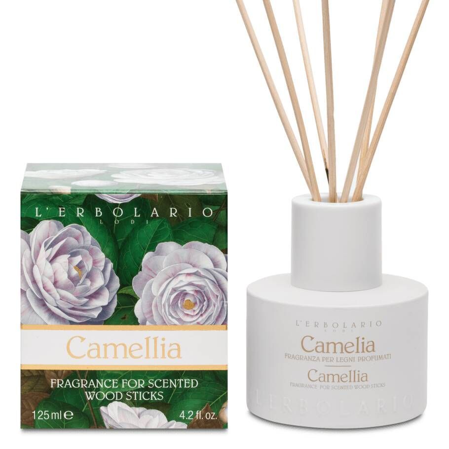 Диффузор l. Aroma Sticks. Camellia 125 ml vaporisateur. LERBOLARIO.ru fragranza per Legni profumat! Fragrance for Scented ' Wood Sticks. Spanish Bio Aroma Sticks.