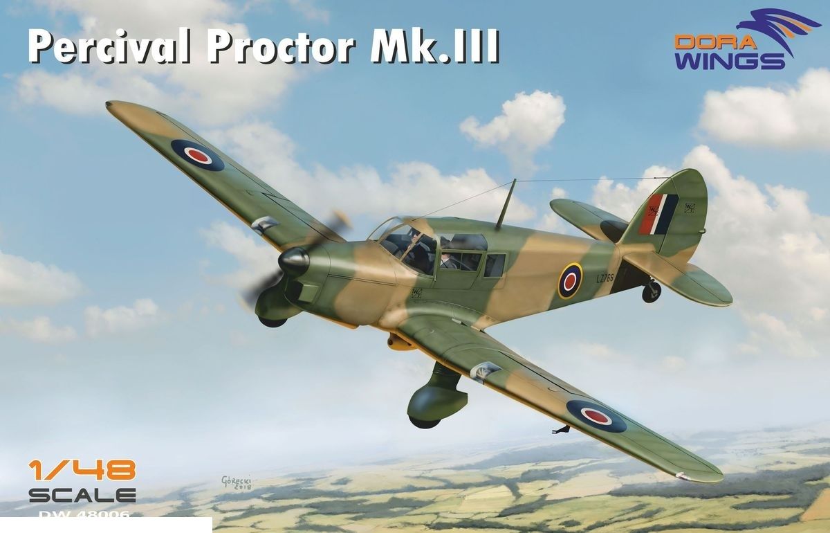 DORA Wings DW48006 Самолет радиосвязи Percival Proctor MK.III