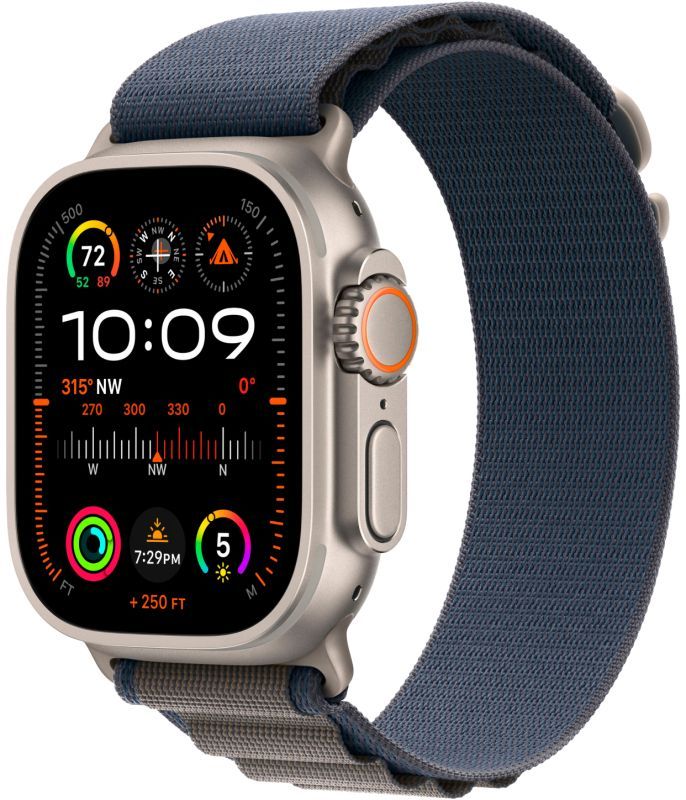 AppleУмныечасыWatchUltra2SizeM,49mm,Blue/Темно-синий