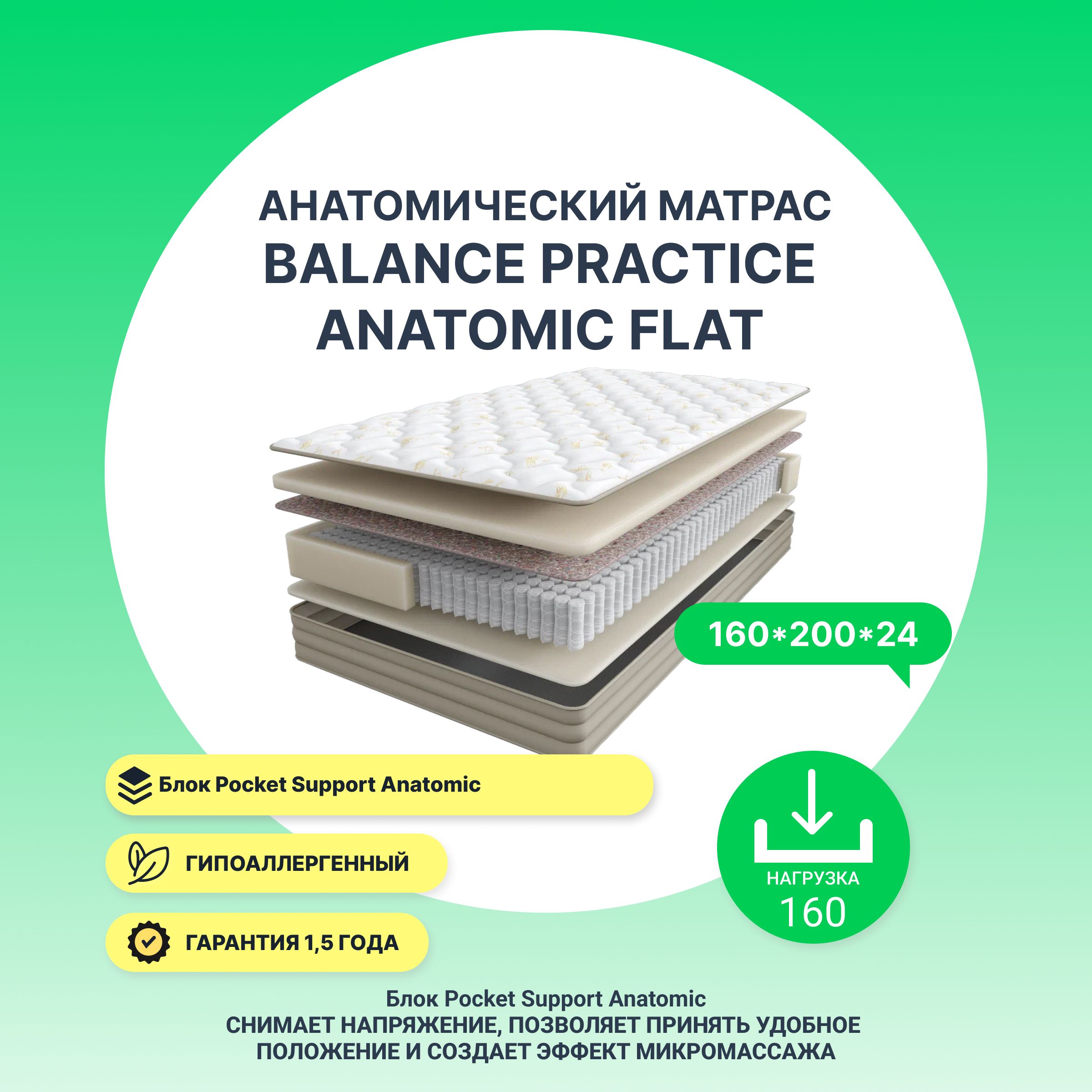 Матрас balance practice anatomic