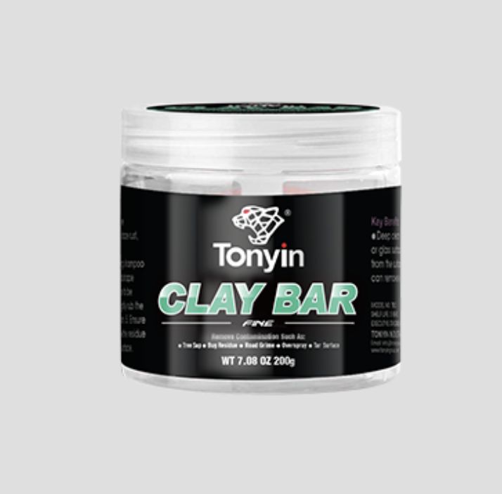 TB02 Высококачественная синтетическая мягкая глина CLAY BAR HIGH QUALITY TONYIN, 1 шт/100 гр.