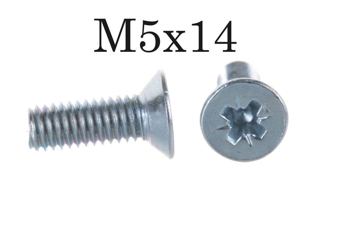 КРЕПКОМ Винт M5 x 5 x 14 мм, головка: Потайная, 20 шт. 40 г