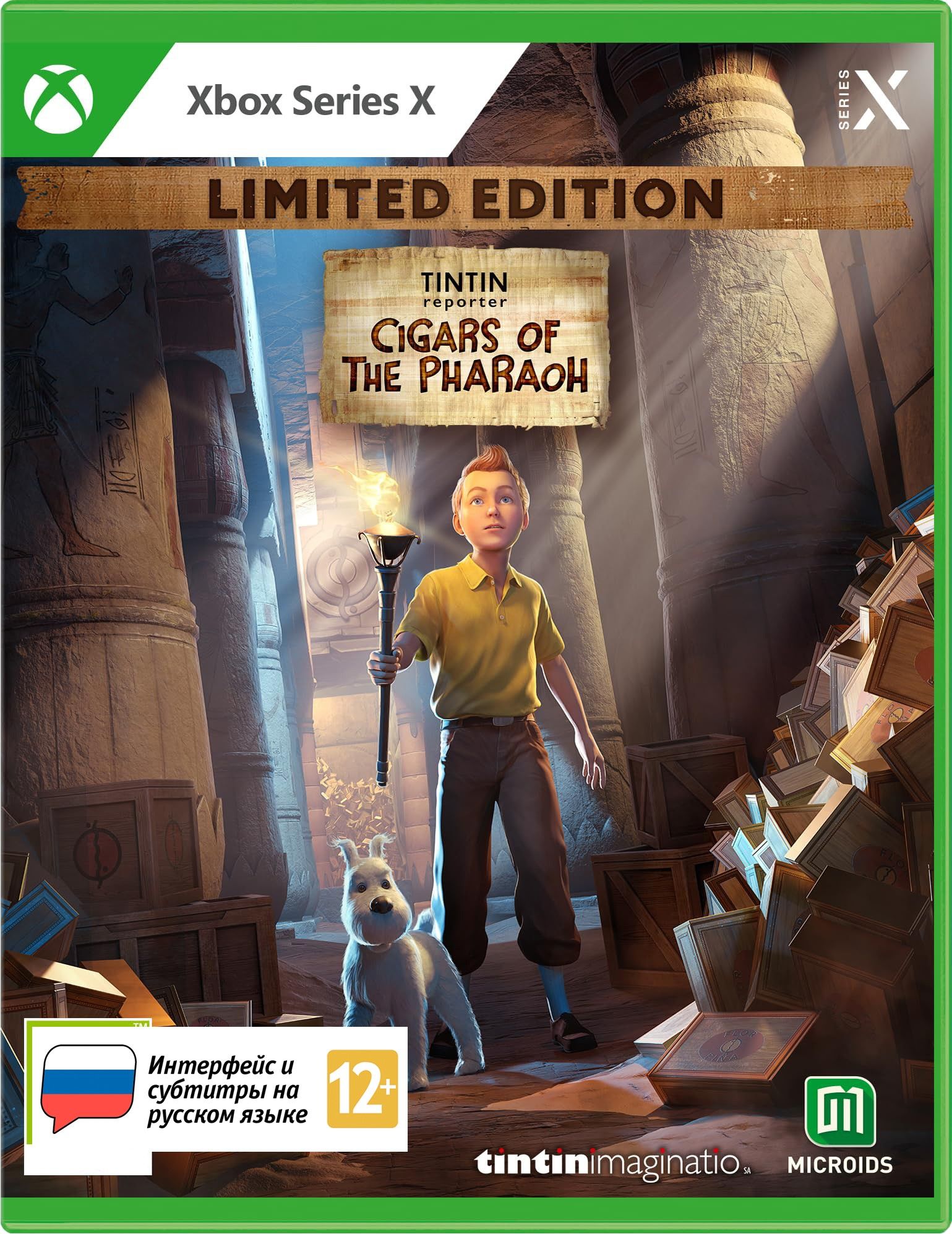 Видеоигра Tintin Reporter: Cigars of the Pharaoh - Лимитированное издание  (Xbox Series X, Русские субтитры)