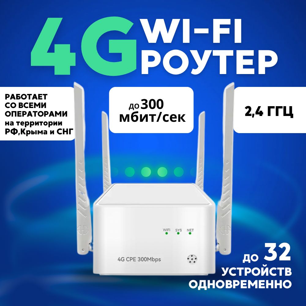 4GWifiроутерс4антеннами,WallKing!Разблокированный,сим-картавкомплектевподарок