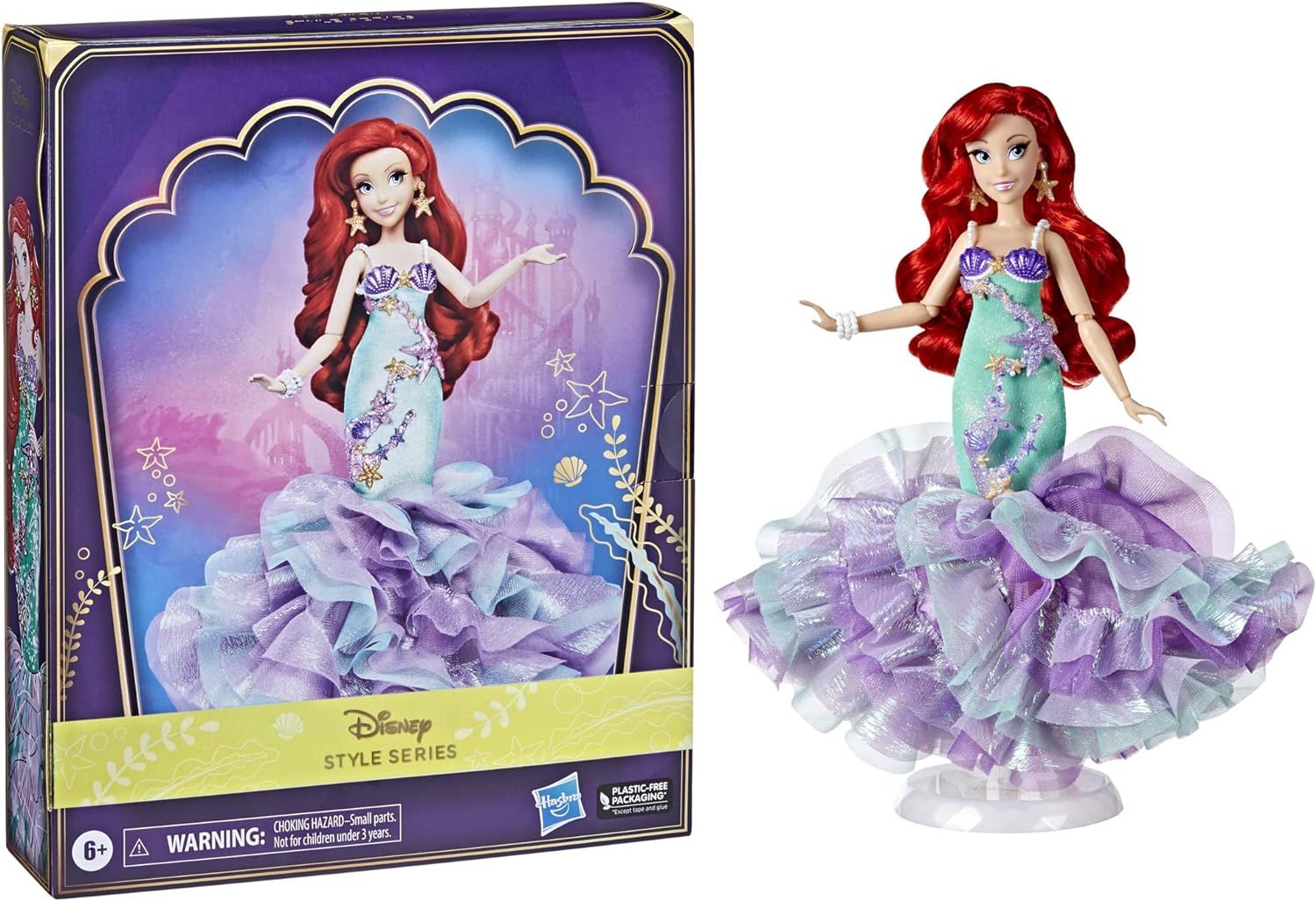 Коллекционная кукла Ариэль Принцесса Дисней - Disney Princess Style Series  Ariel Fashion Doll, Deluxe Collector Doll - купить с доставкой по выгодным  ценам в интернет-магазине OZON (1414518571)