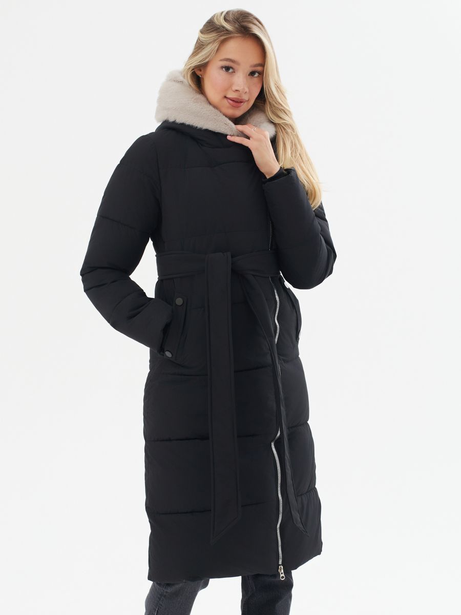 Купить Длинное Зимнее Пальто С Капюшоном