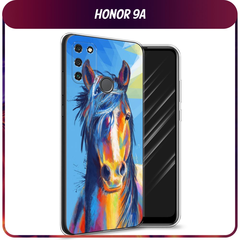 Силиконовый Чехол Лошадь на Honor 9A – купить в интернет-магазине OZON по  низкой цене