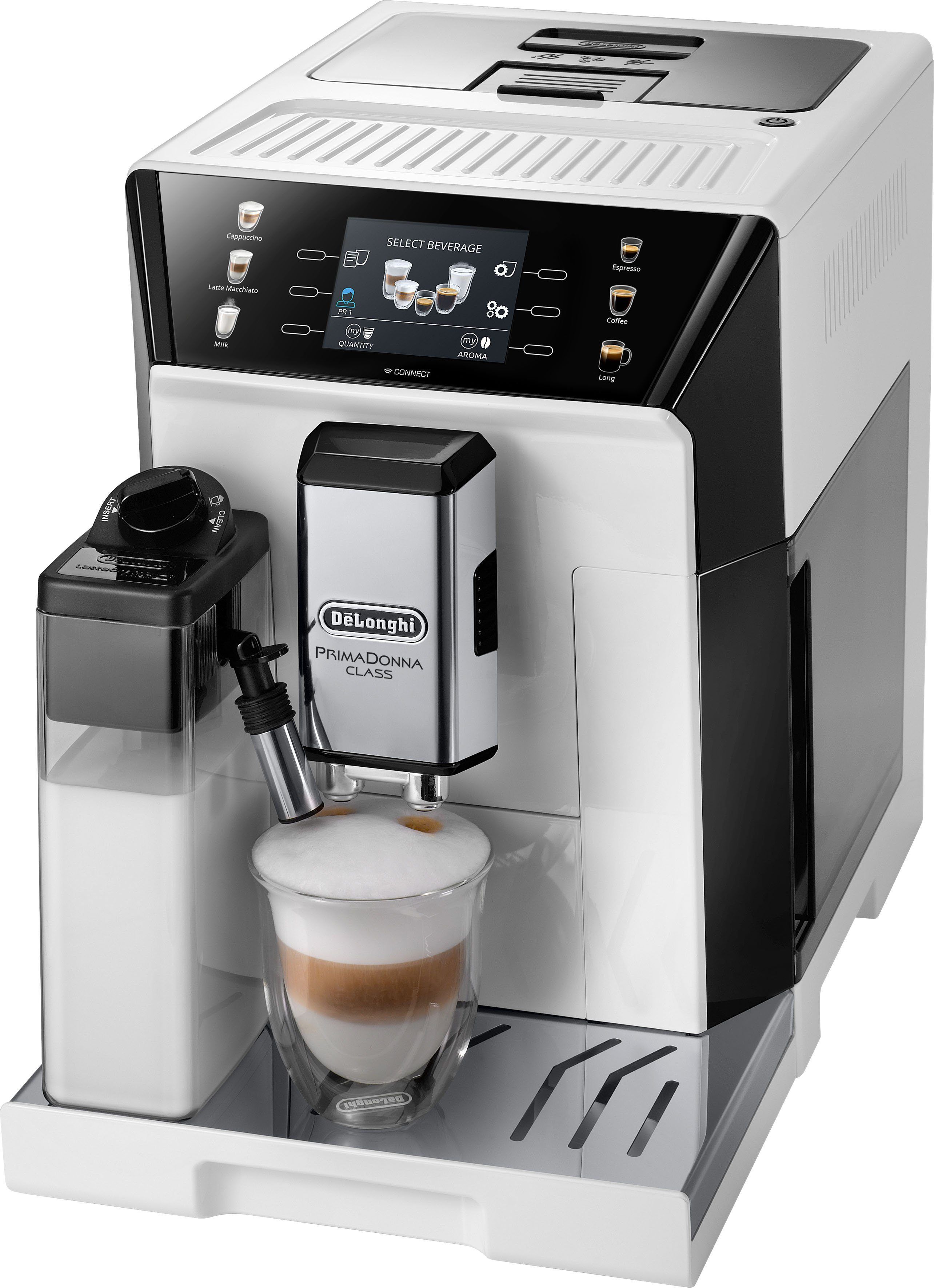 Бюджетная кофемашина с капучинатором. Кофемашина Delonghi Eletta Cappuccino EVO ECAM46.860. Кофемашина de'Longhi Primadonna class ECAM 556.55. ECAM 46.860. Кофемашина de'Longhi Primadonna class ECAM 556.75.