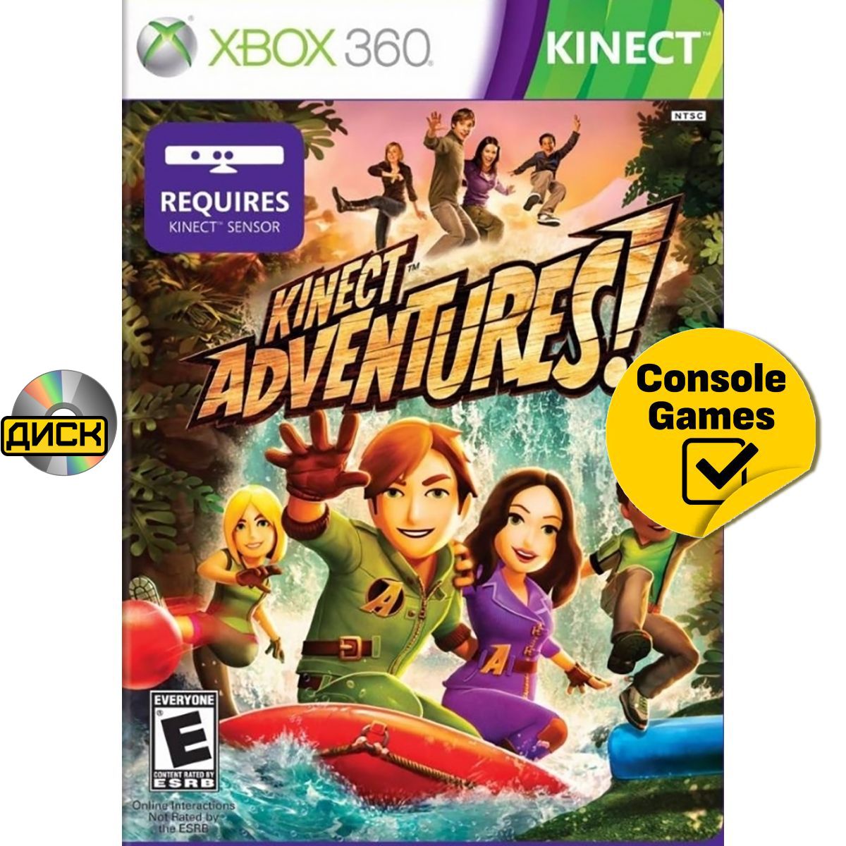 Xbox 360 Kinect Adventures (для Kinect). Товар уцененный