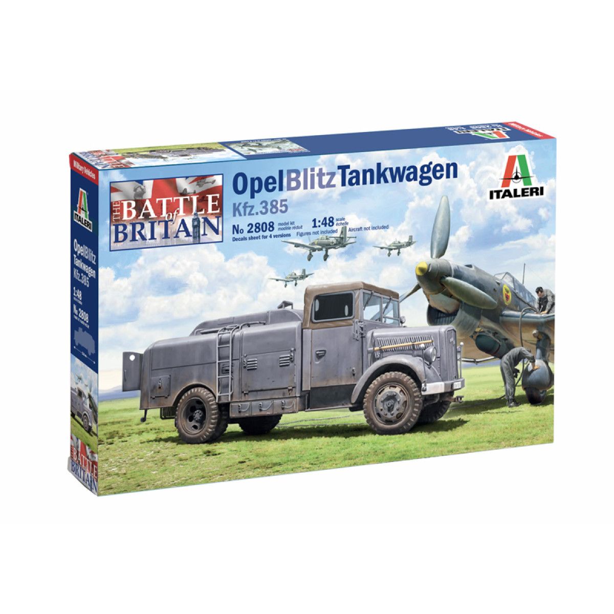 Italeri 2808 Сборная модель Opel Blitz Kfz385 Tankwagen 1:48