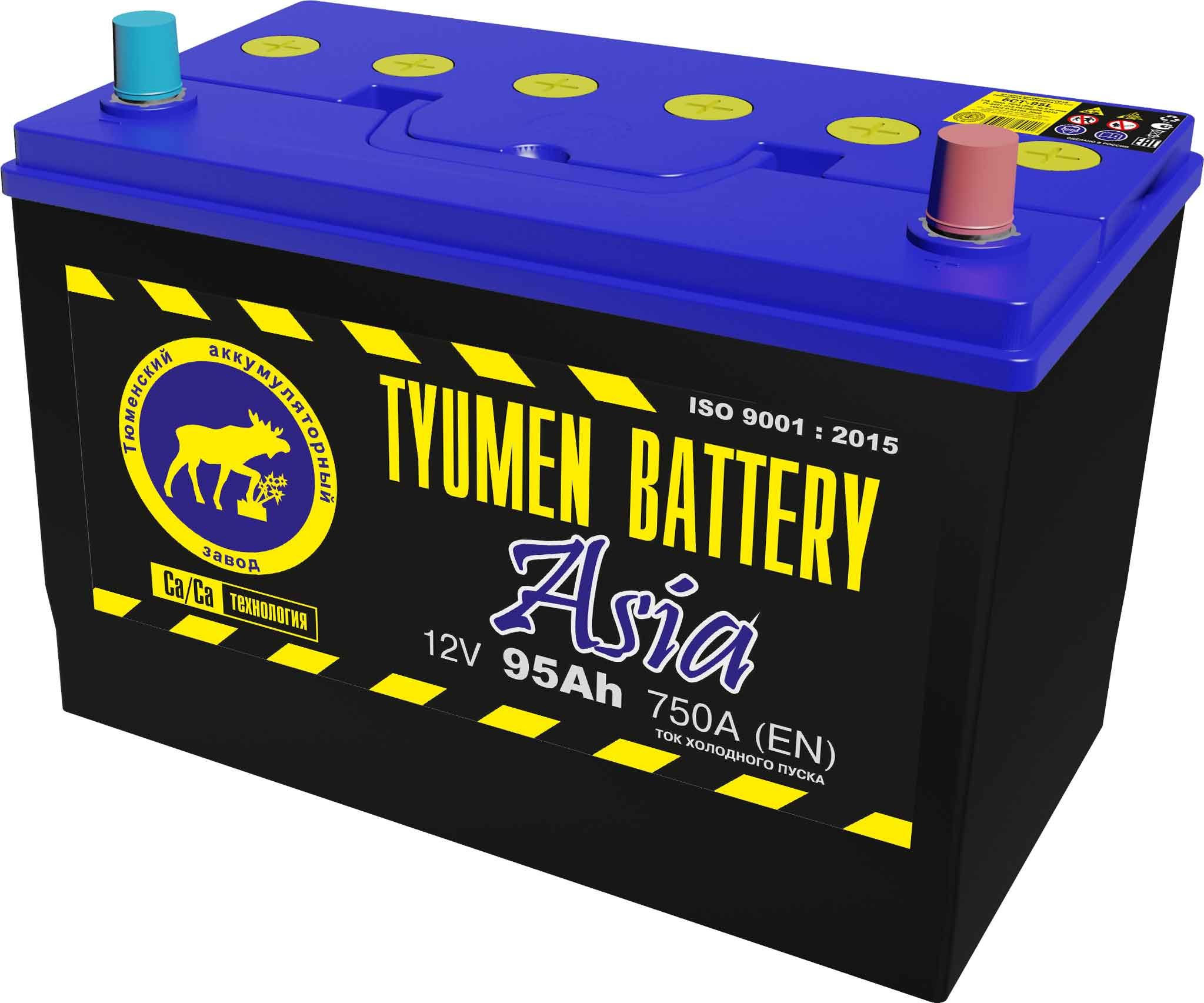 Tyumen Battery Asia 95a d31l. Аккумуляторная батарея Tyumen 95а, 740. 6ст 95 l Asia (Тюмень) п/п. Аккумулятор 95 Asia.