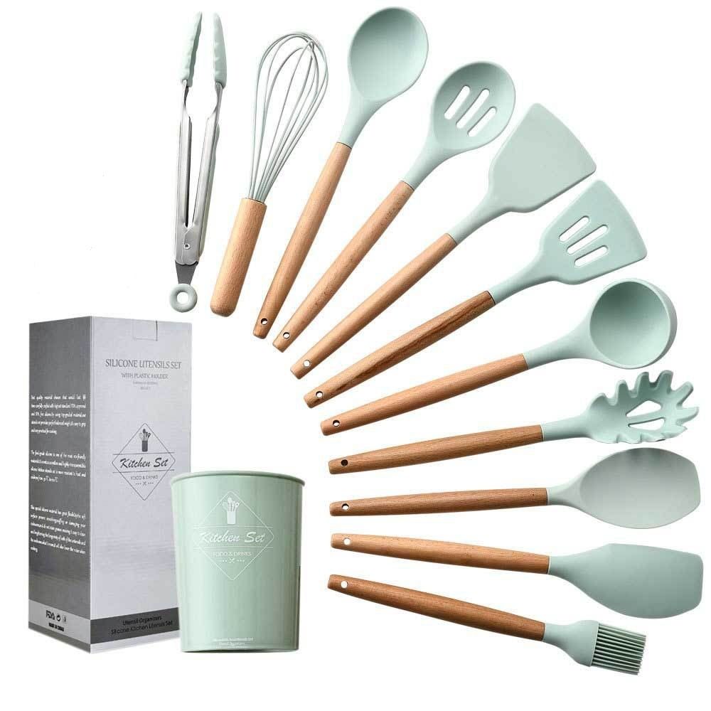 Набор принадлежностей. Silicone Kitchen Utensils набор. Silicone Kitchen Cooking Utensils набор. Kitchen Utensils набор лопаток из 11 штук. Кухонный набор Kitchen Tool Set.