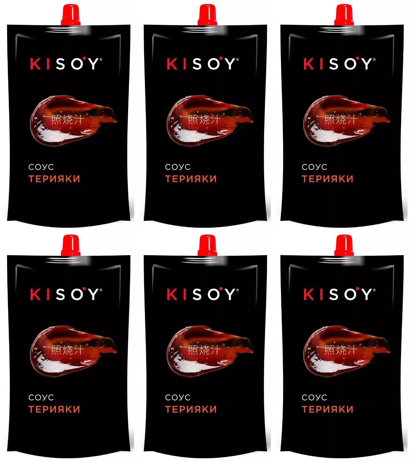 Kisoy Соус деликатесный Терияки, 210 г, 6 шт