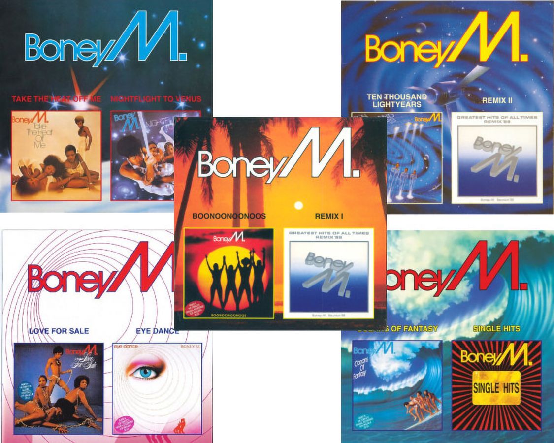 Комплект/BoneyM.(1976-1985)(5CD)