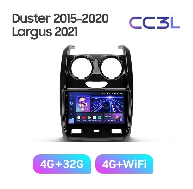 МагнитолаTEYESRENAULTDUSTER2015-2020г./LADALARGUS2021+г.CC3L4/32ГБAndroid10,8-ядерныйпроцессор,IPSэкран,DSP,4Gмодем,чип-усилительEN7388,радиочипSI4755