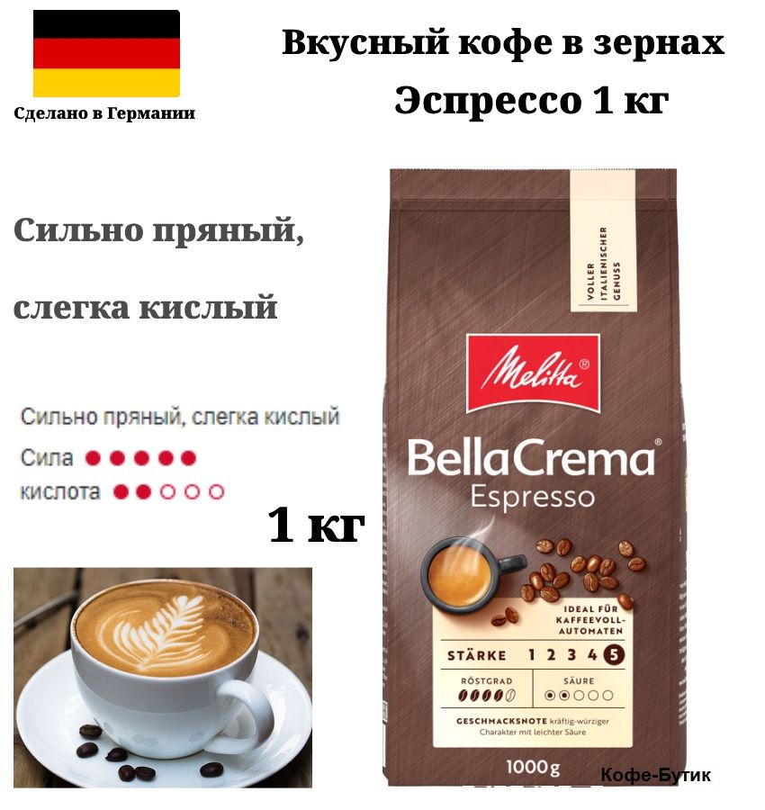 Кофе Melitta Bella Crema Купить