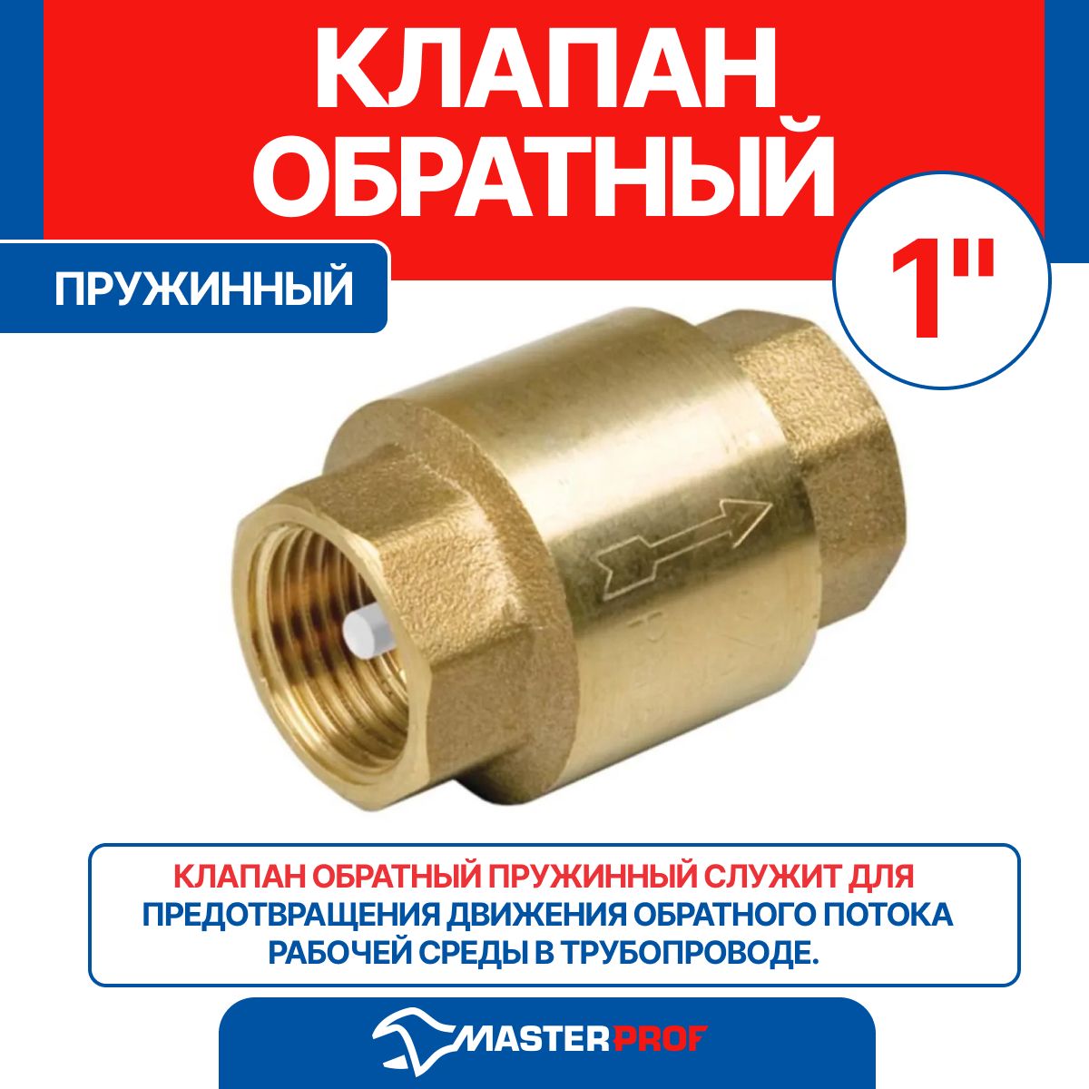 Клапан обратный 1"