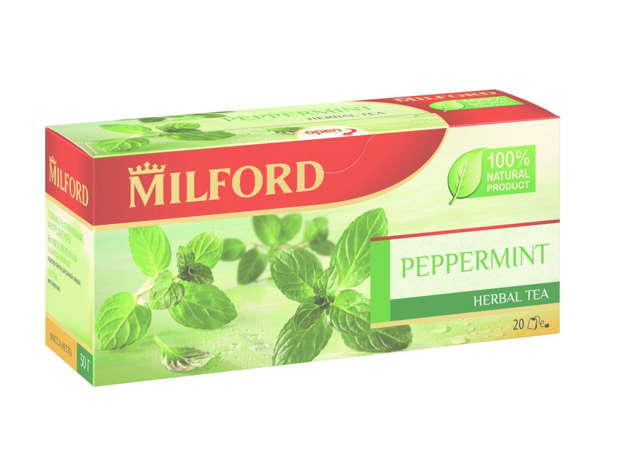Чай мята 3. Чай Милфорд мята перечная. Чай Милфорд с мятой. Милфорд травяной чай. Чай зел. Милфорд 20пак..