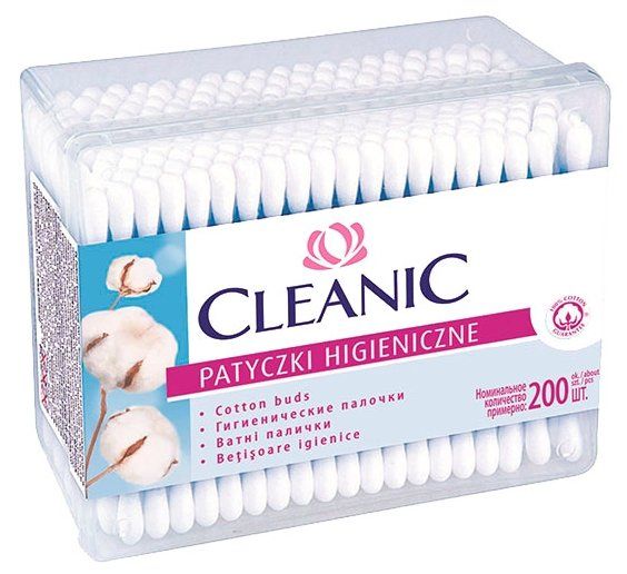 Cleanic Ватные палочки, 200 шт.