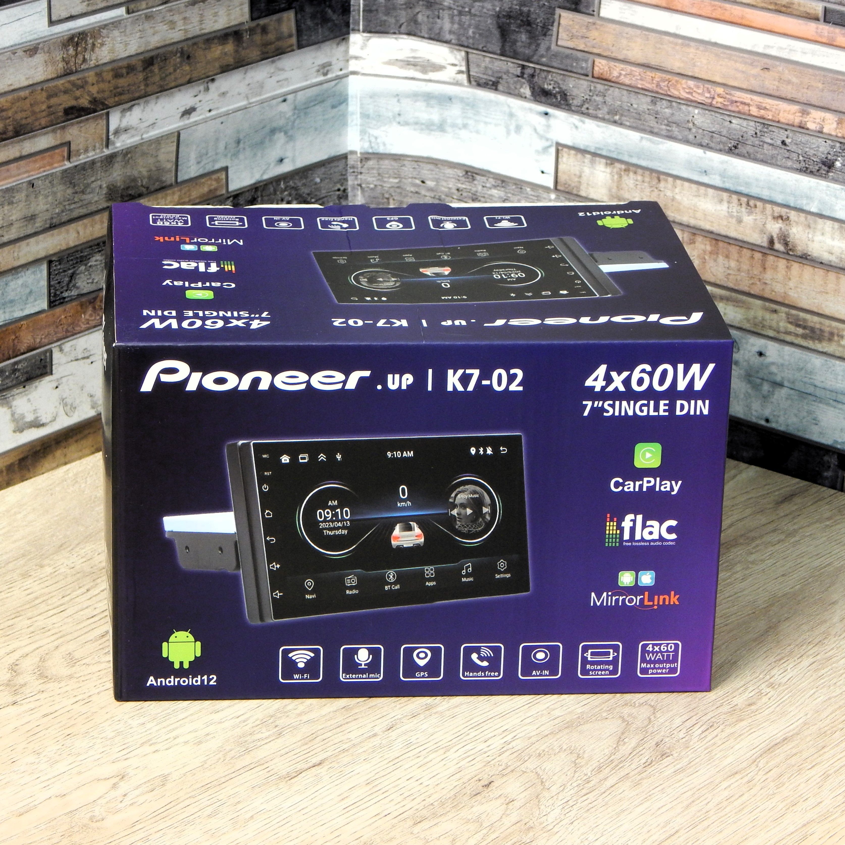 Автомагнитола Pioneer.UP K7-02. 7* дюймовый автомобильный плеер Android 13,  2+32G автомобильный аудио 1 din,GPS,WIFI,Bluetooth,FM1 DIN - купить в  интернет-магазине OZON с доставкой по России (1360155911)