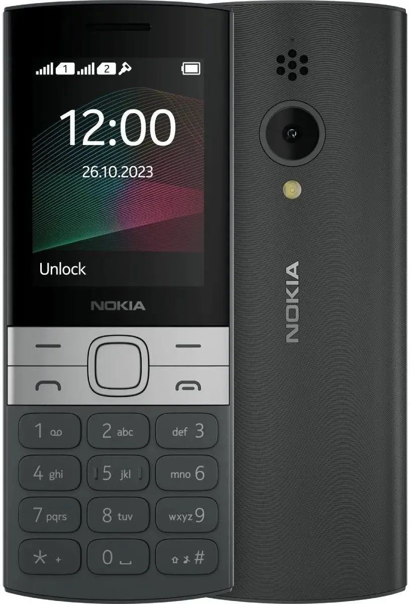 МобильныйтелефонNokia150TA-1582DSчерный