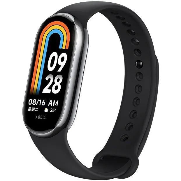 Ремешокдлясмарт-часовXiaomiBHR7311GLSmartBand8DoubleWrapStrap-BlackandWhite