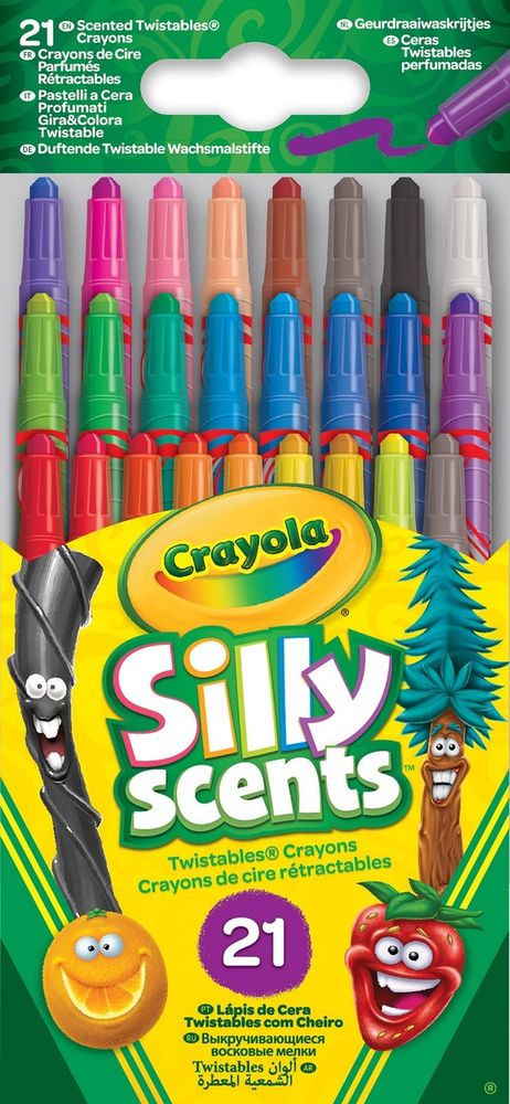 Ароматизированные выкручивающиеся мини-восковые мелки Crayola, 21 шт., 52-9621  #1