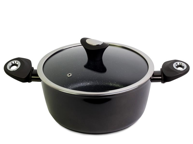 Кастрюля beka titan 13561244. Лучшие кастрюли с антипригарным покрытием. Saucepan. Сотейник beka titan 13565244, с крышкой, диаметр 24 см, 1 шт. Vari алюминиевая посуда.