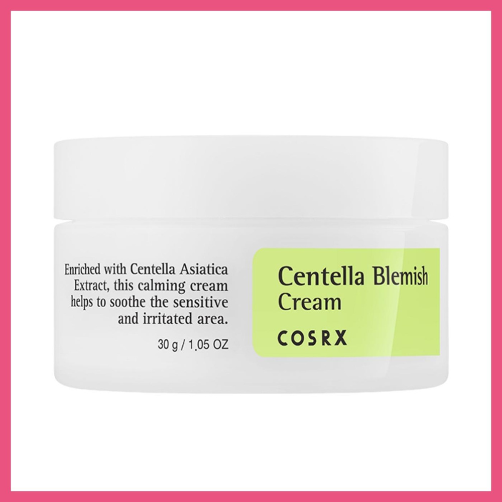 Крем для лица против акне и купероза COSRX Centella Blemish Cream 30 гр / Корея / для проблемной кожи #1