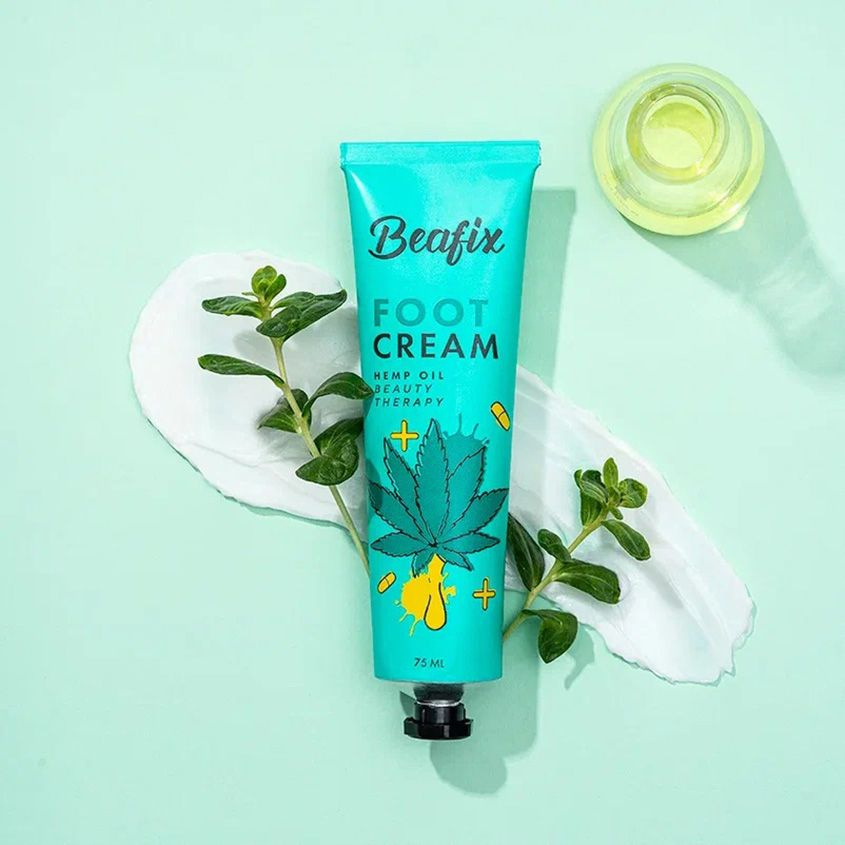BEAFIX Крем для ног Hemp Oil Beauty Therapy интенсивное питание и восстановление 75мл  #1