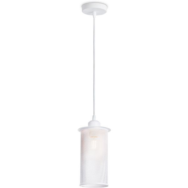 Ambrella Светильник подвесной в стиле Лофт LOFT E27 40W d102x1055 белый металл TRADITIONAL  #1