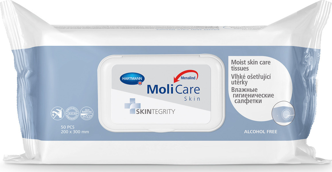 Hartmann MoliCare Skin Влажные салфетки для ухода за кожей, 50 шт ...