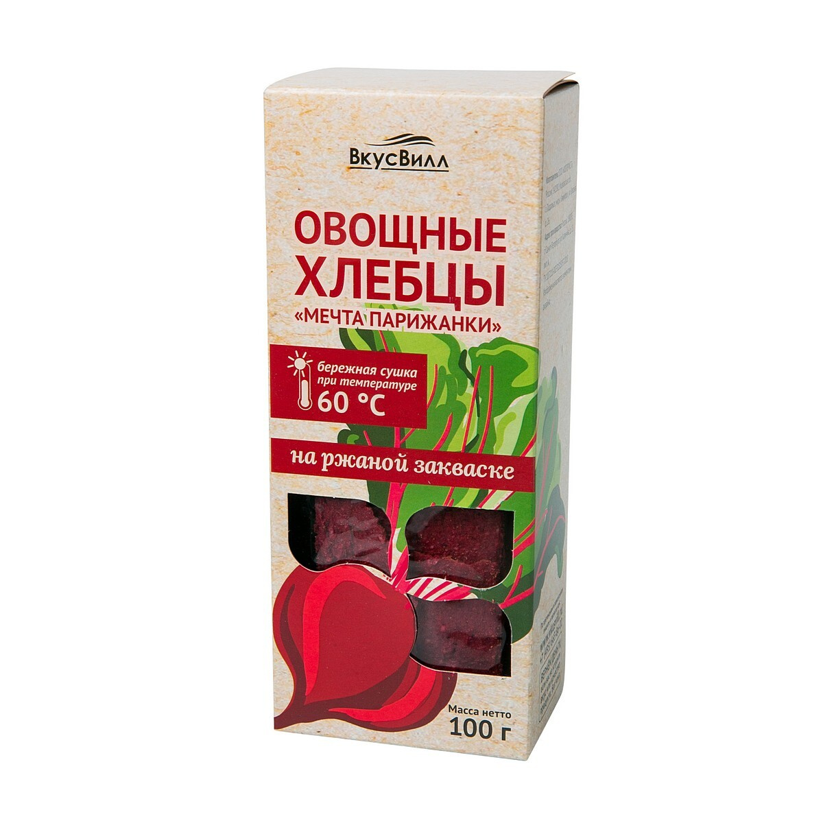 ВкусВилл Хлебцы овощные "Мечта парижанки" — купить в интернет-магазине ...
