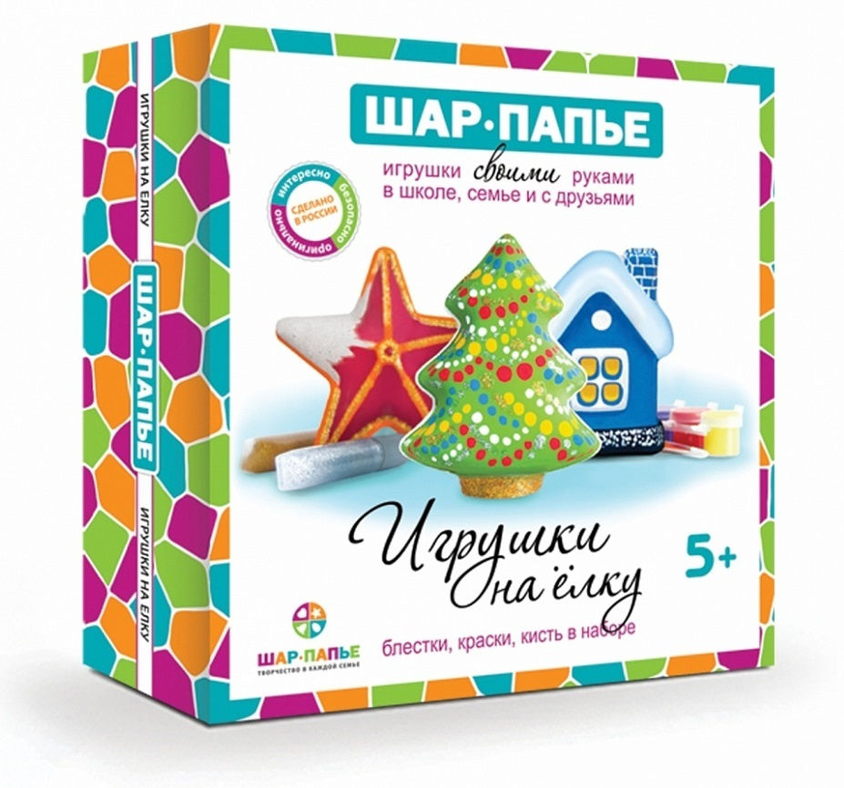 Новогодние Наборы Шары Папье Маше Купить