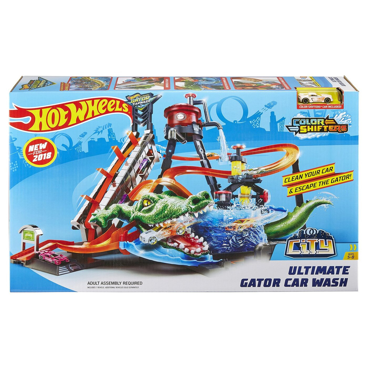 mattel hot wheels car wash