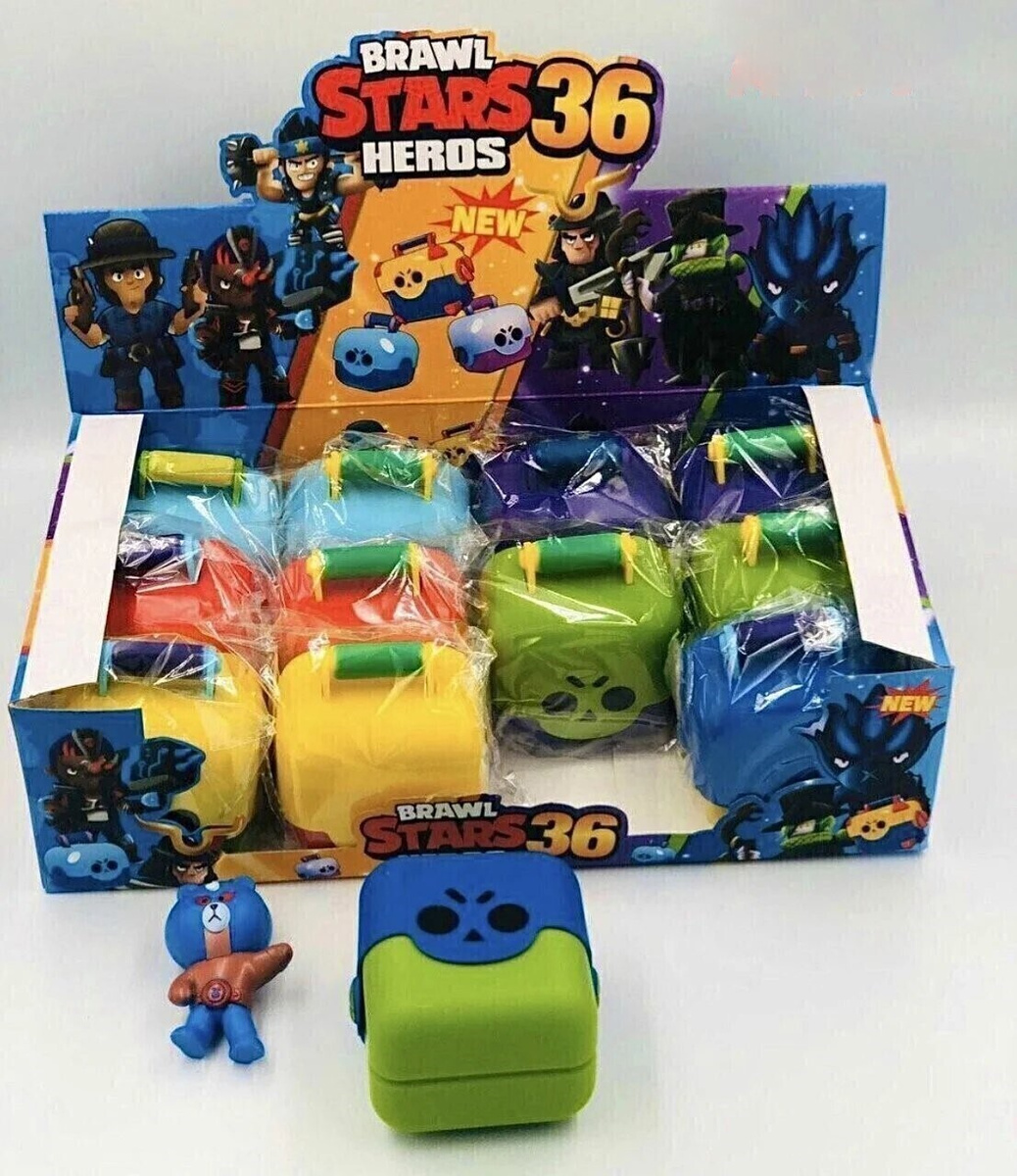 Большой набор фигурки Бравл Старс (Brawl Stars) 12 штук в боксах ...