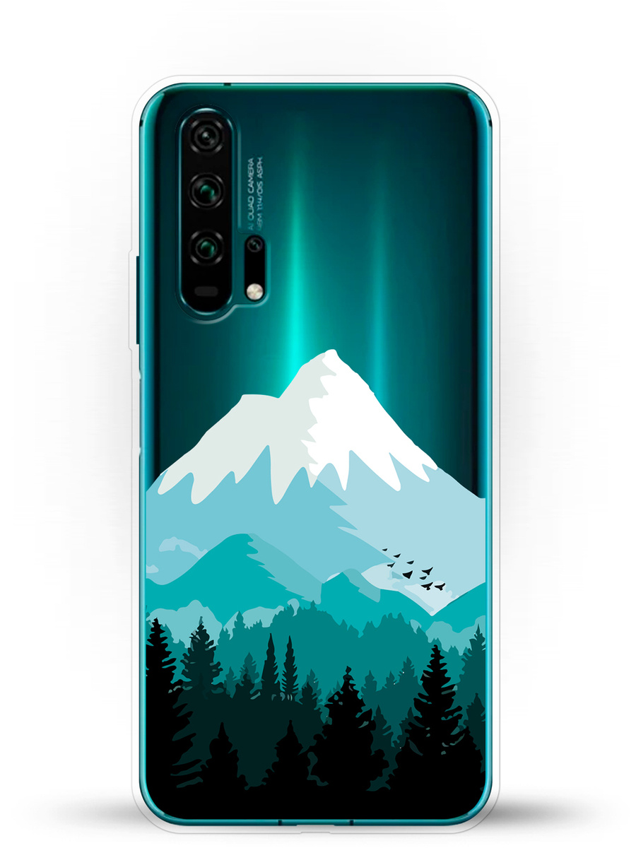 Силиконовый чехол Снежные горы на Honor 20 Pro — купить в интернет ...