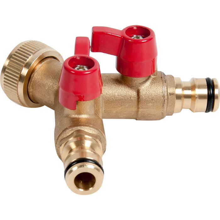 Разветвитель 2-х канальный на кран BOUTTE, 3/4 дюйма. — купить в ...