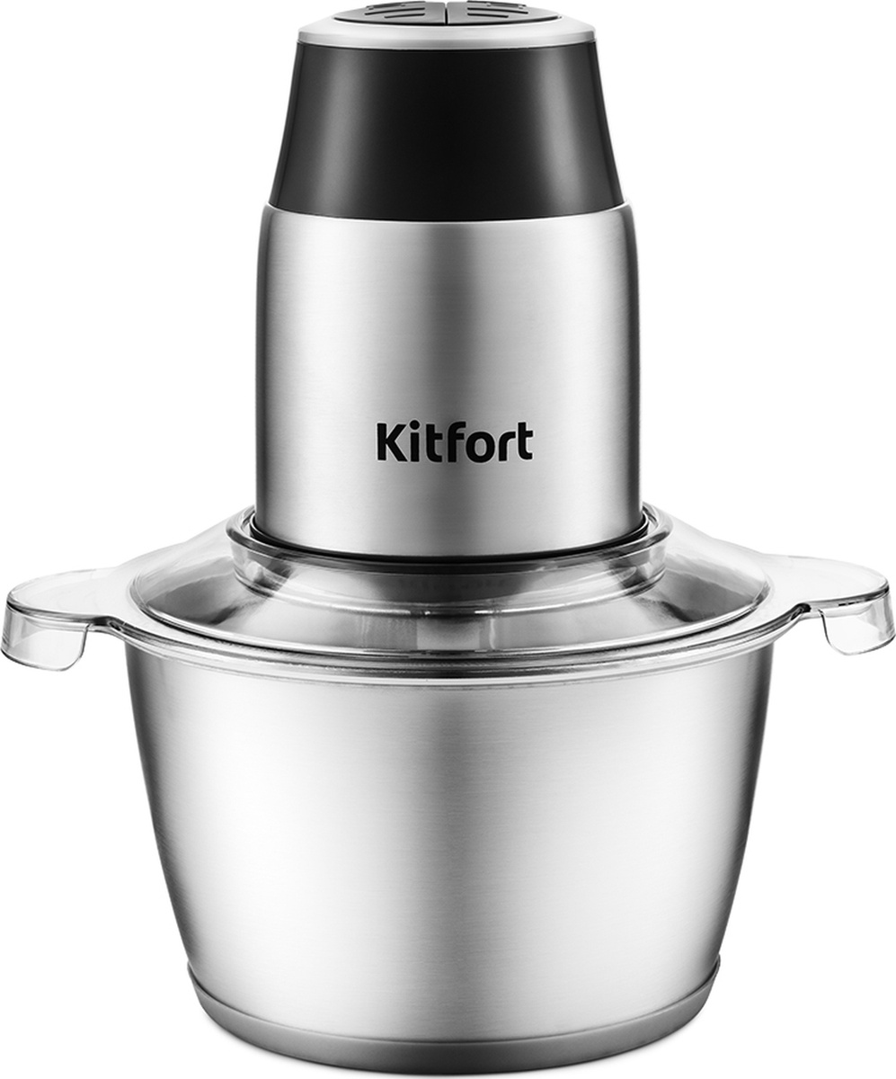Измельчитель Kitfort КТ-3024, серый металлик #1