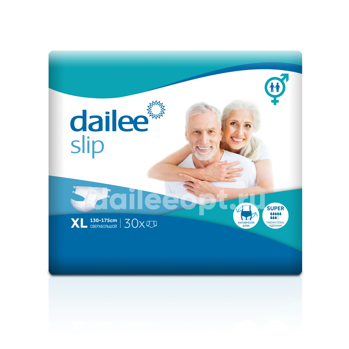 Подгузники памперсы для взрослых Dailee Extra Large/ XL 130-175 см 30 ...