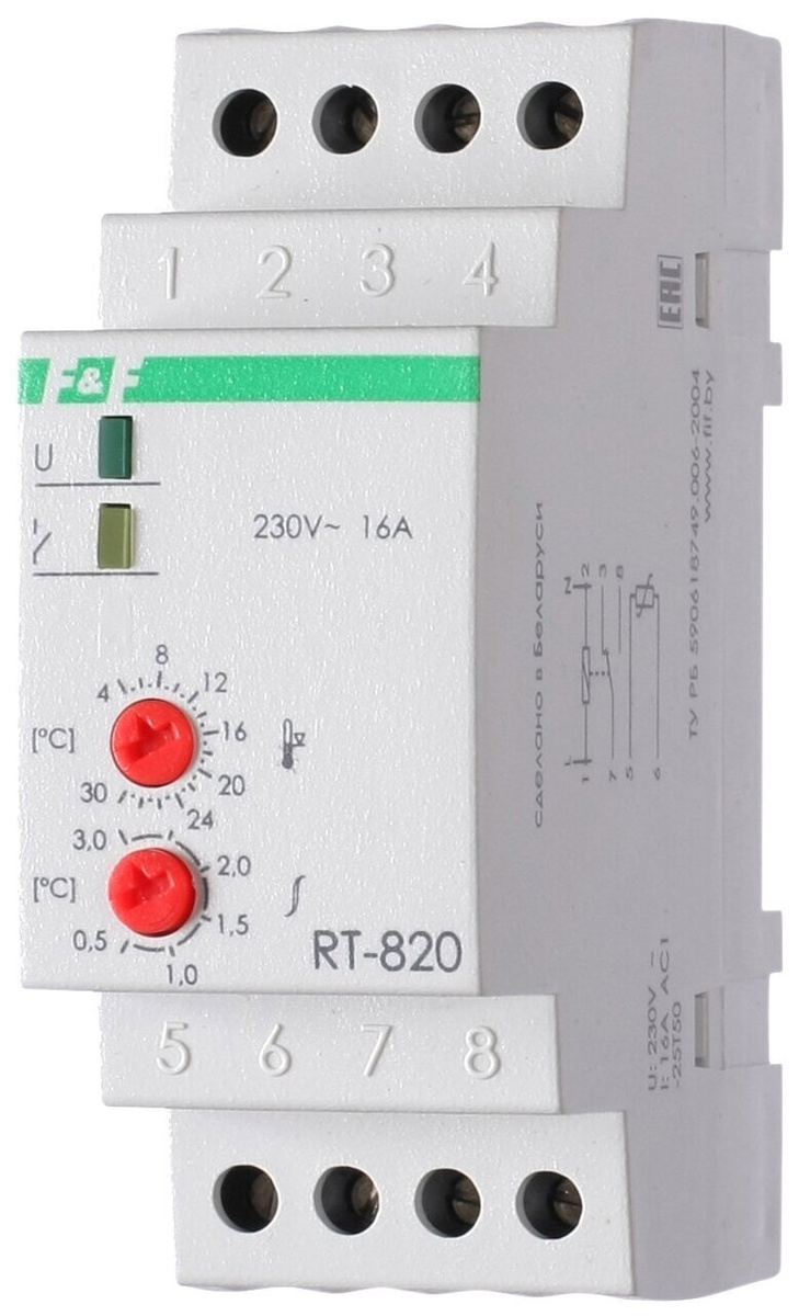 Реле температуры rt 820